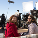 Ellie Kemper and Fey during production of the show’s second season